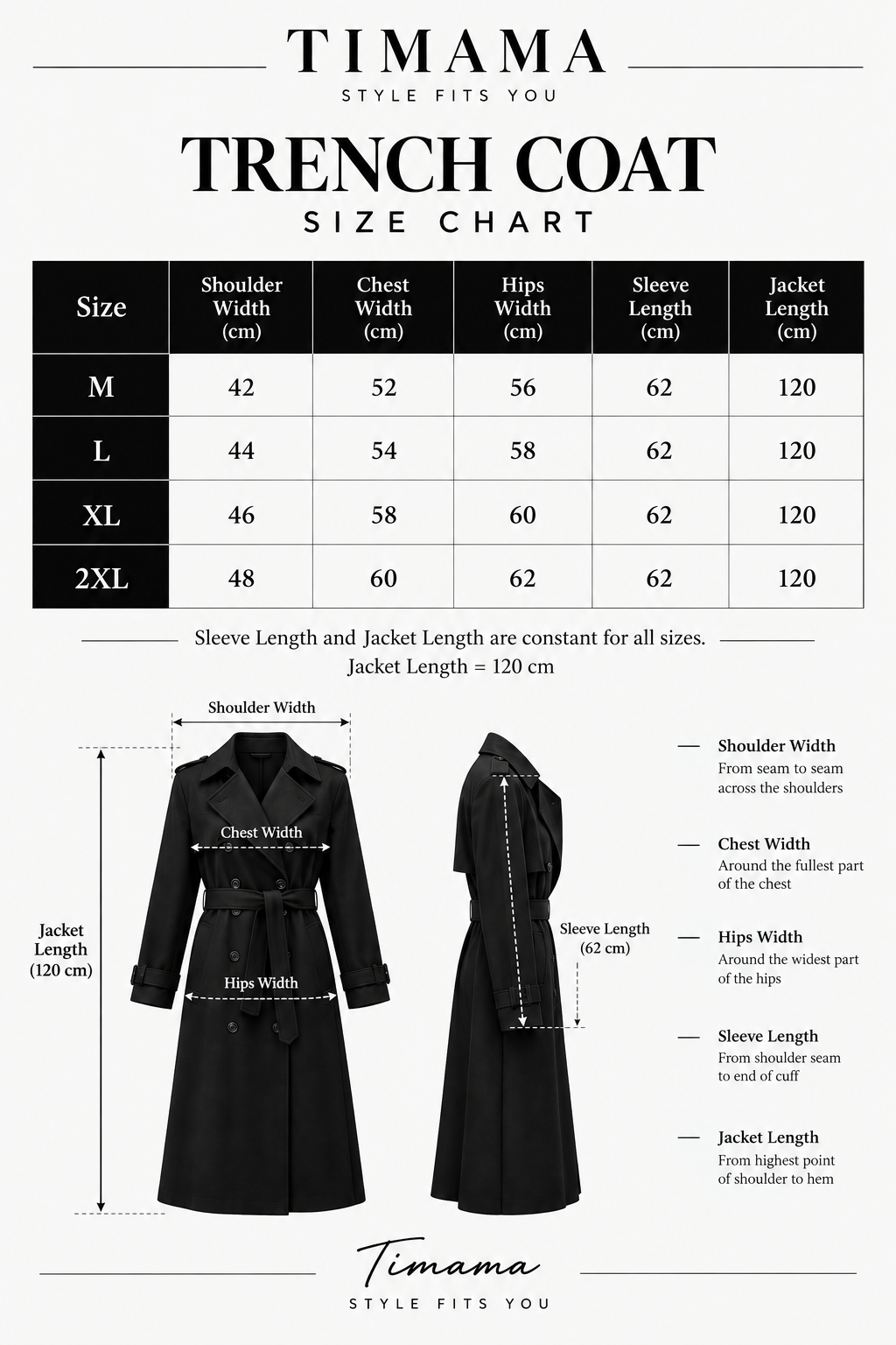 Timama Long Trench Coat
