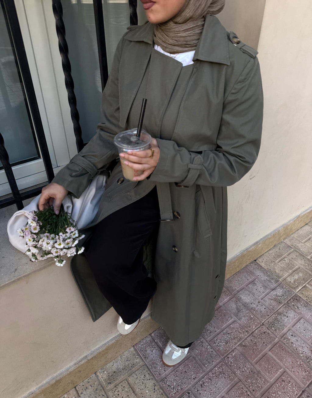 Timama Long Trench Coat