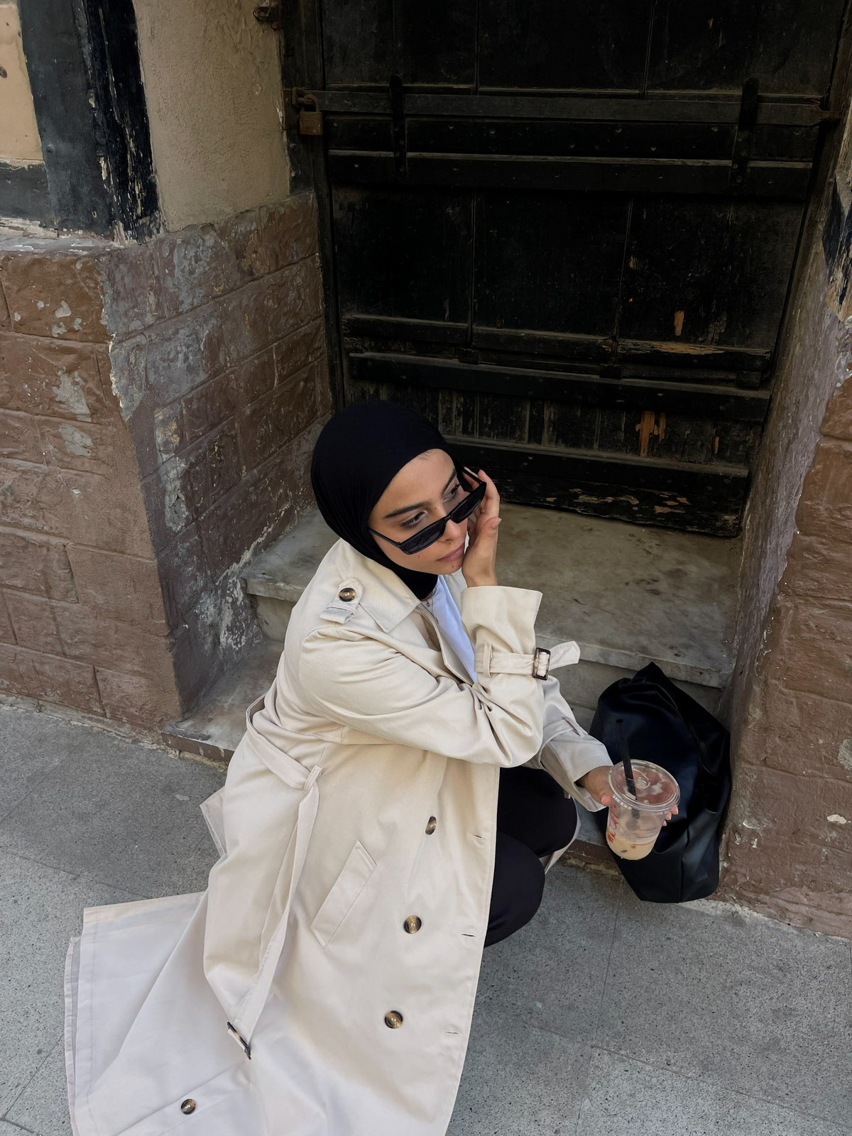Timama Long Trench Coat