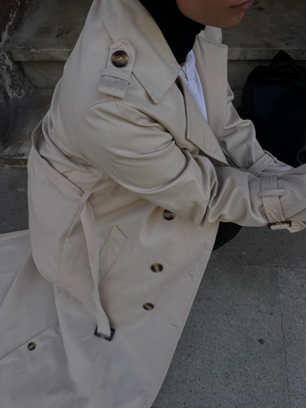 Timama Long Trench Coat