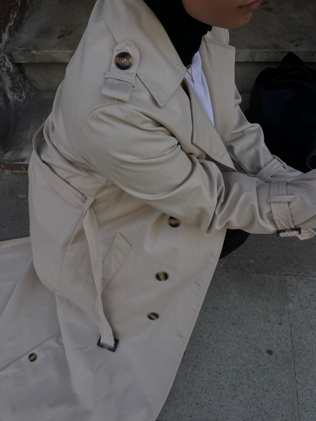 Timama Long Trench Coat