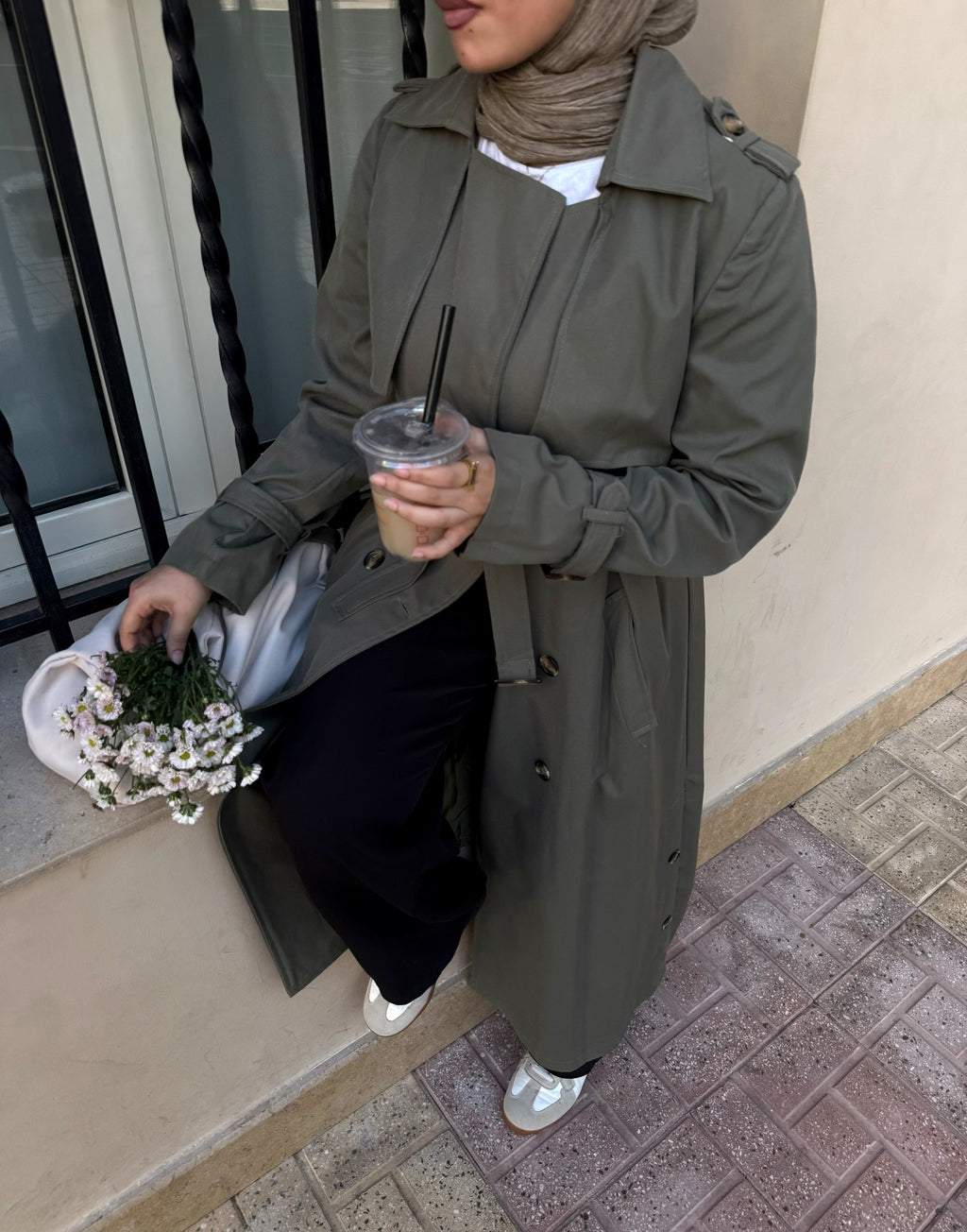 Timama Long Trench Coat