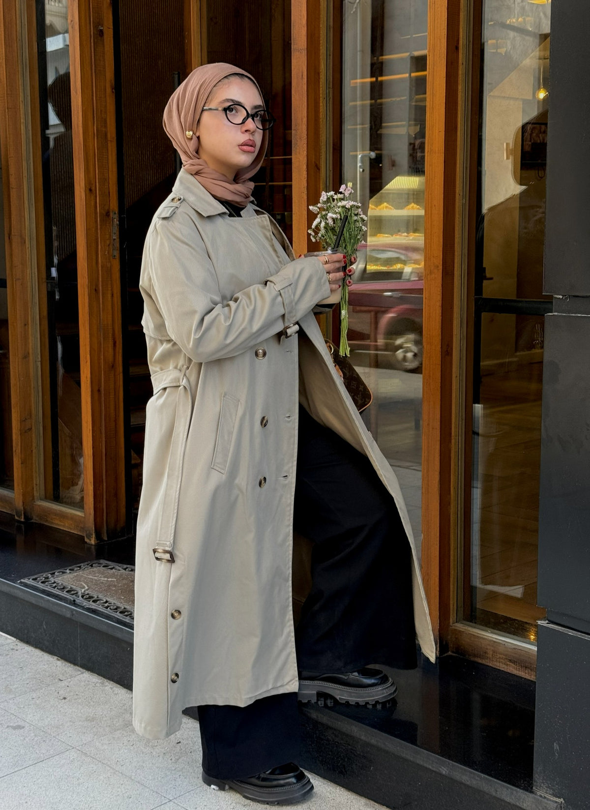 Timama Long Trench Coat