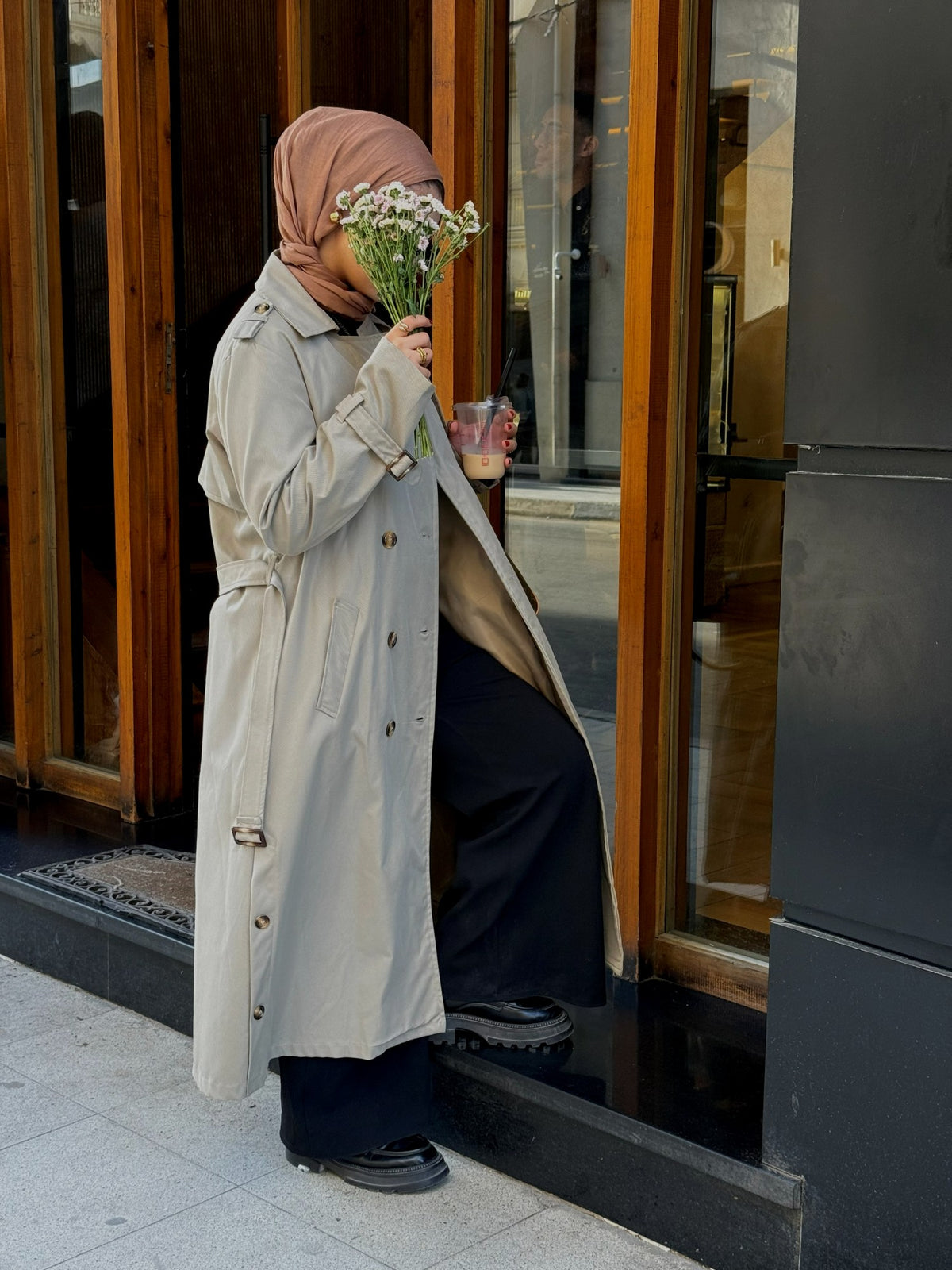 Timama Long Trench Coat