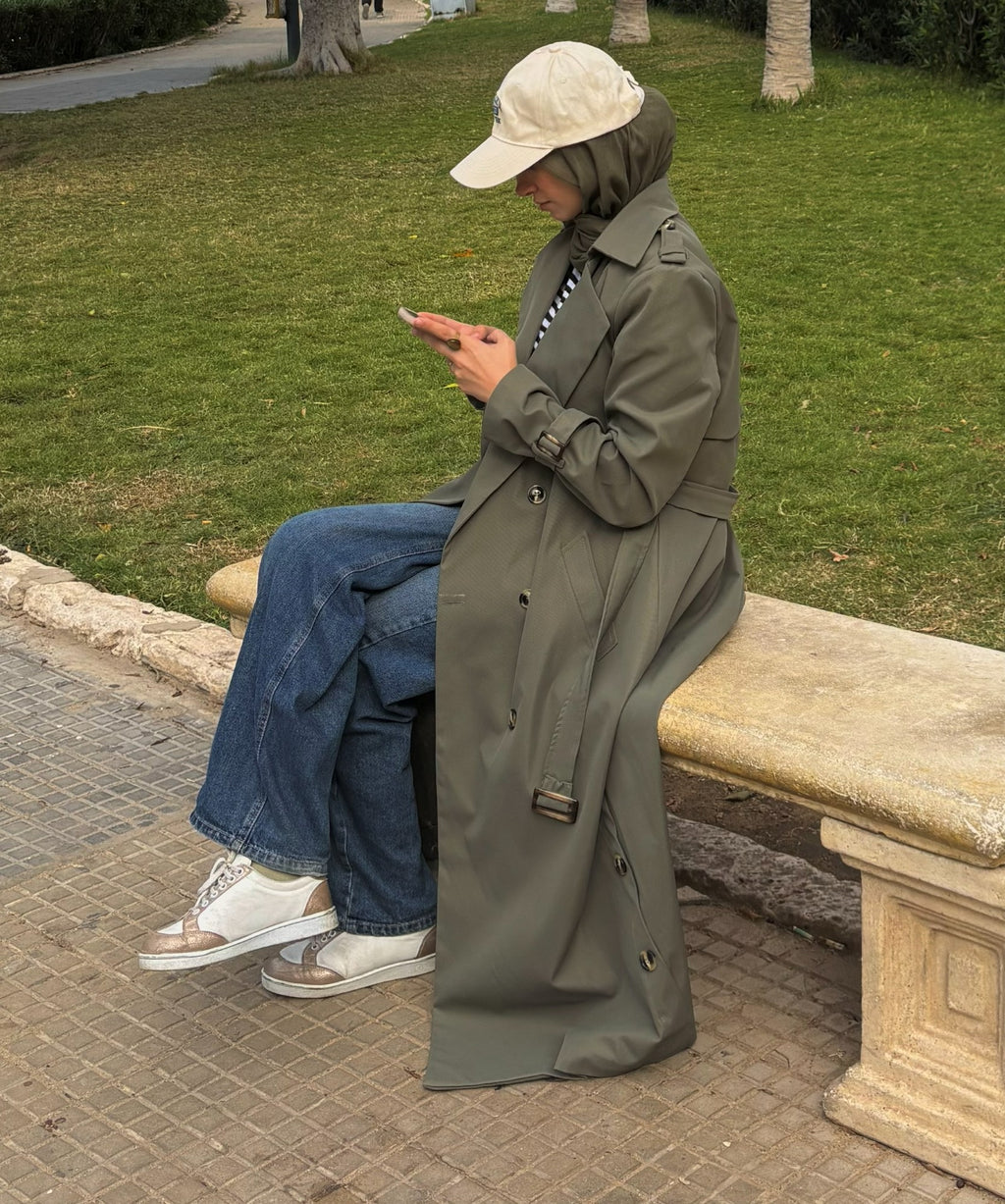 Timama Long Trench Coat