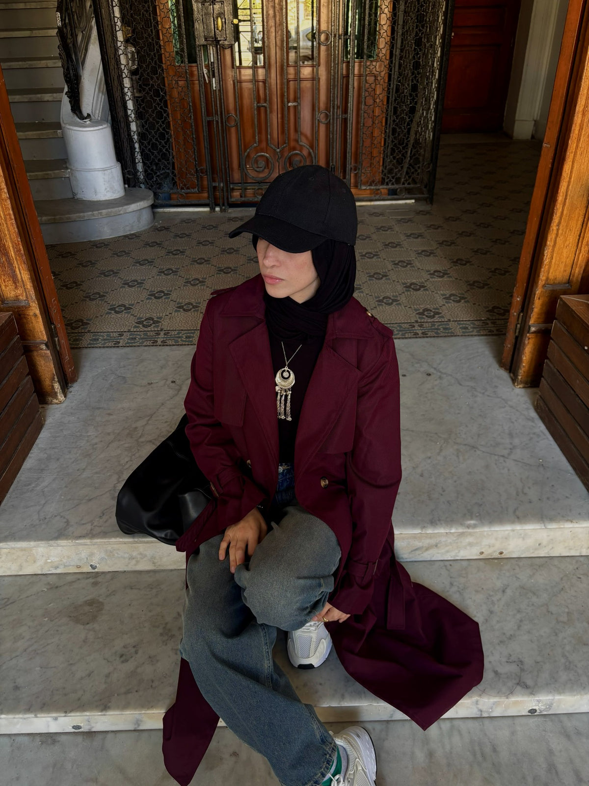 Timama Long Trench Coat