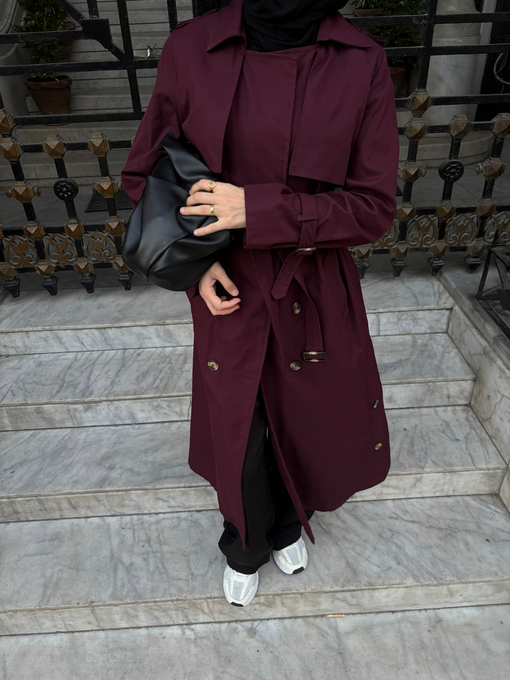 Timama Long Trench Coat